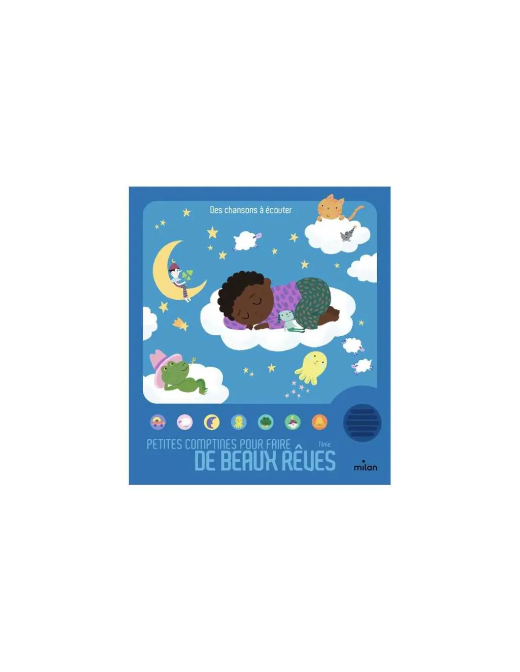 Livre Petites comptines pour faire de beaux rêves - Milan