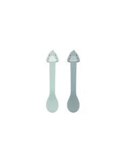 Lot de 2 cuillères en silicone requin - Trixie