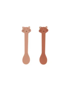 Lot de 2 cuillères en silicone Chat - Trixie