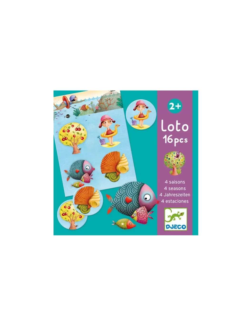 Loto des 4 saisons 16 pièces - Djeco