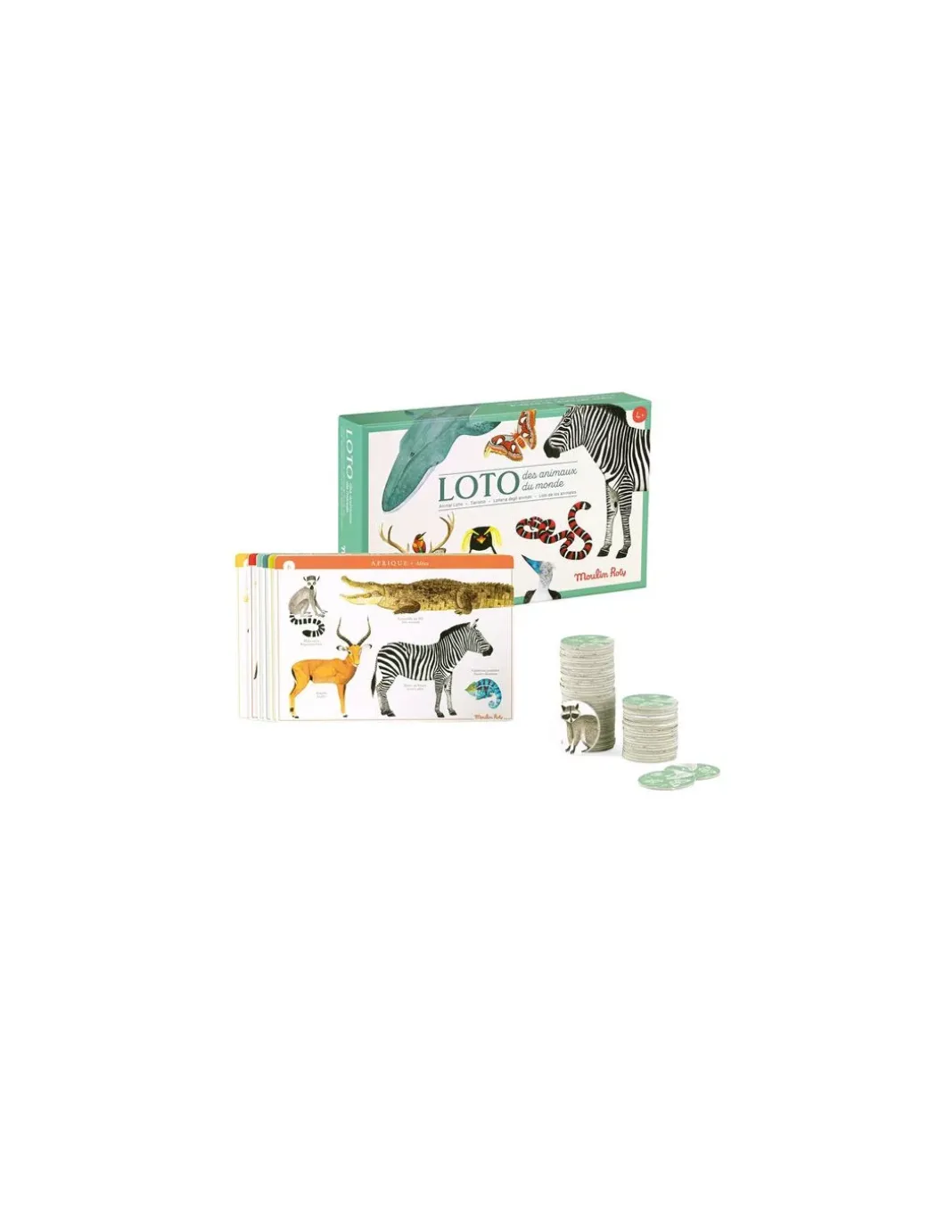 Loto des animaux Tout autour du monde - Moulin Roty
