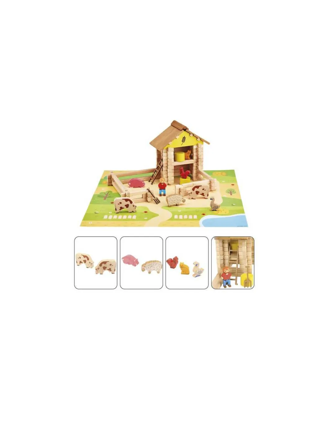 Ma ferme en bois 95 pièces - Jeujura