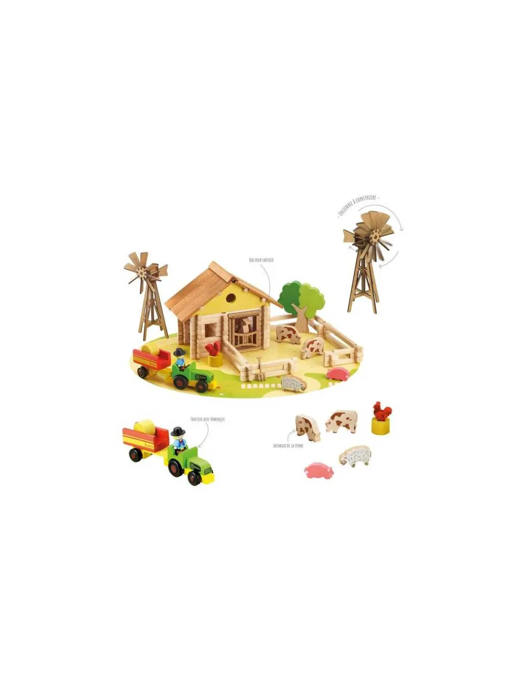 Ma ferme en bois 145 pièces - Jeujura