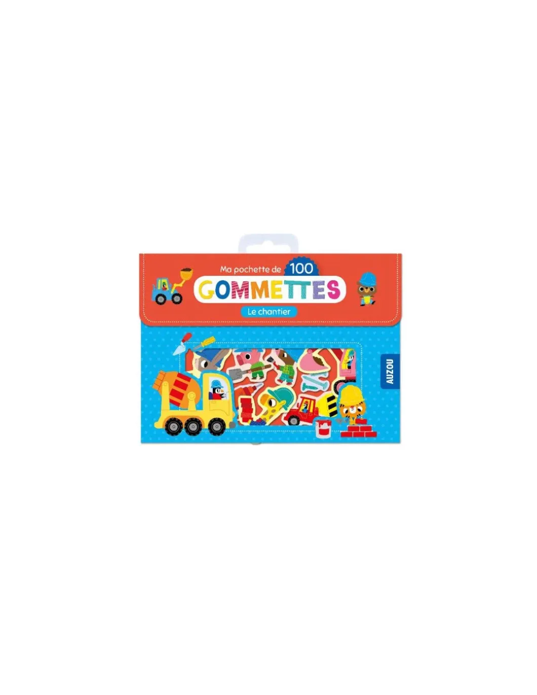 Ma pochette de 100 gommettes Le chantier - Auzou