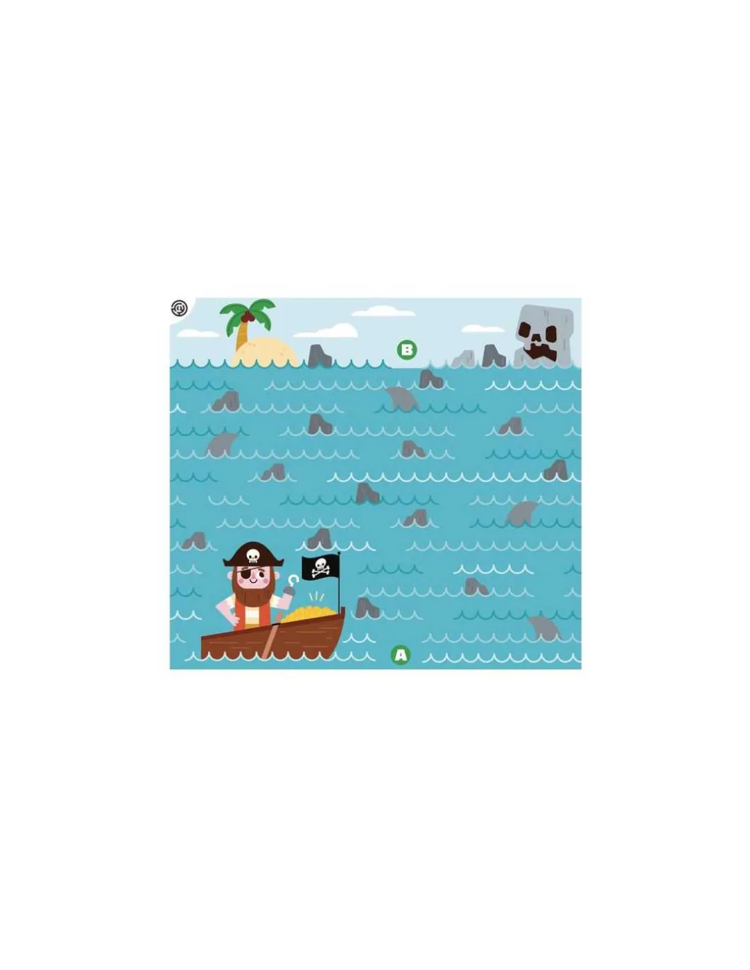 Ma pochette de 20 jeux pirates - Auzou