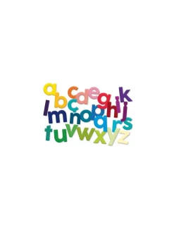Magnets alphabet minuscules bois 80 pièces - Vilac