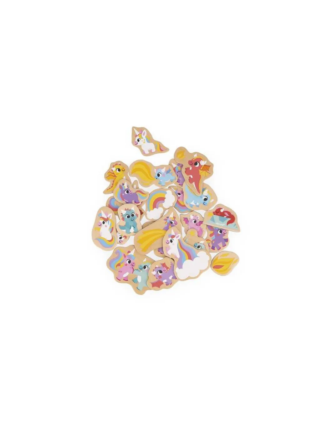 Magnets Licornes et dragons 24 pièces - Janod