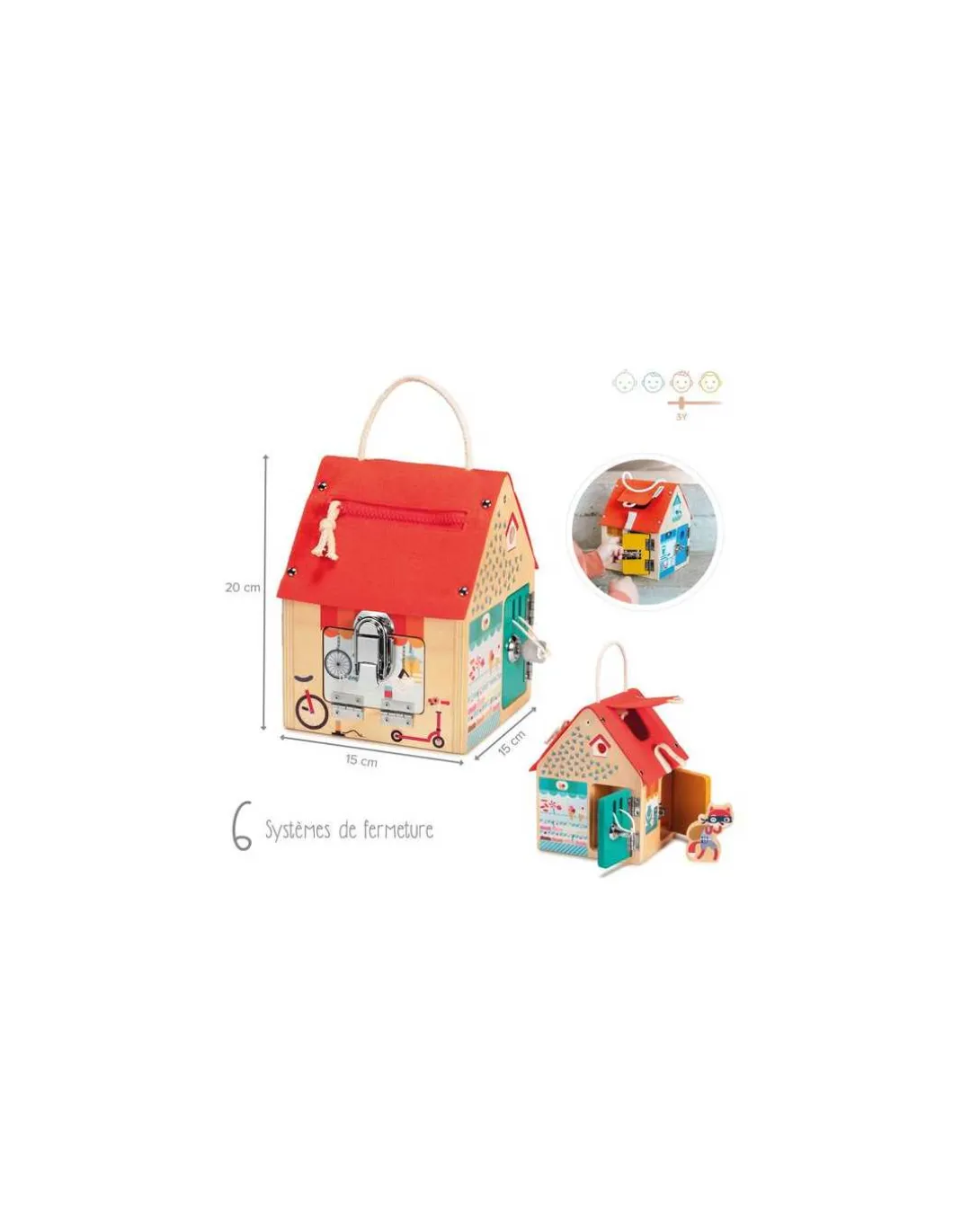 Maison d'apprentissage multi fermetures - Lilliputiens