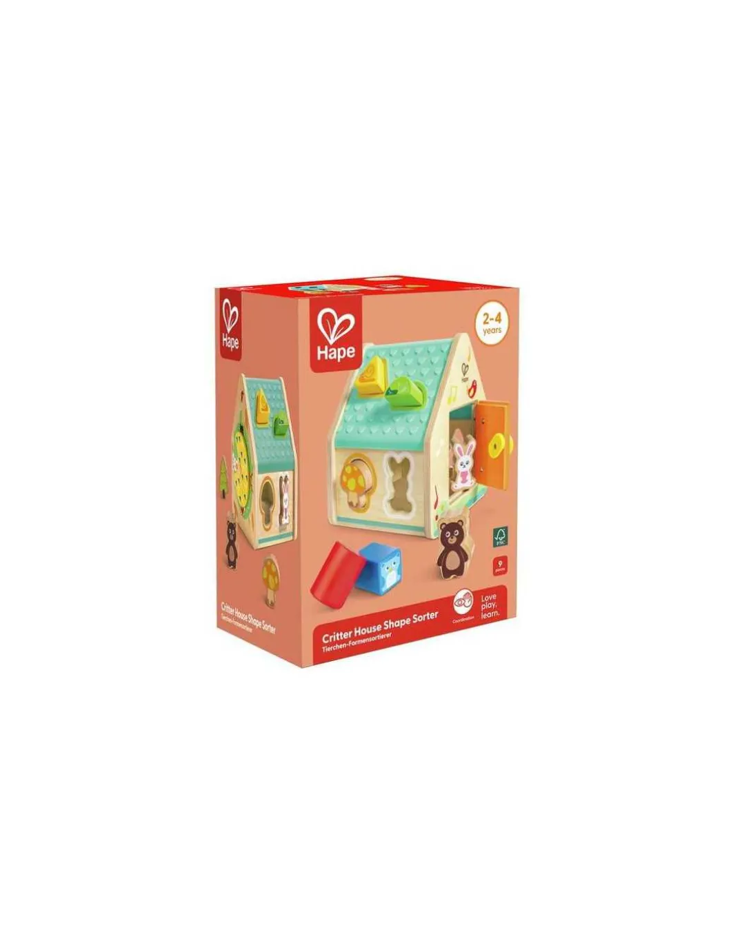 Maison trieuse de formes Les amis de la forêt - Hape