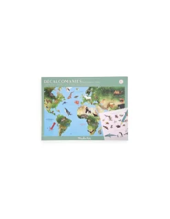 Mappemonde avec décalcomanies Tout autour du monde - Moulin Roty