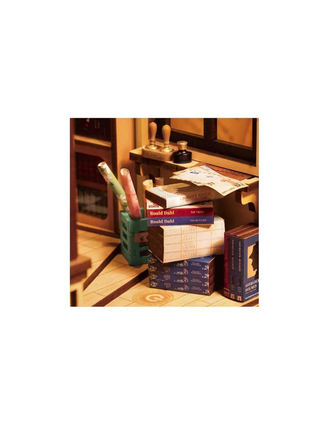 Maquette Bookstore Shakespeare Book Nook - Rolife - Rolife