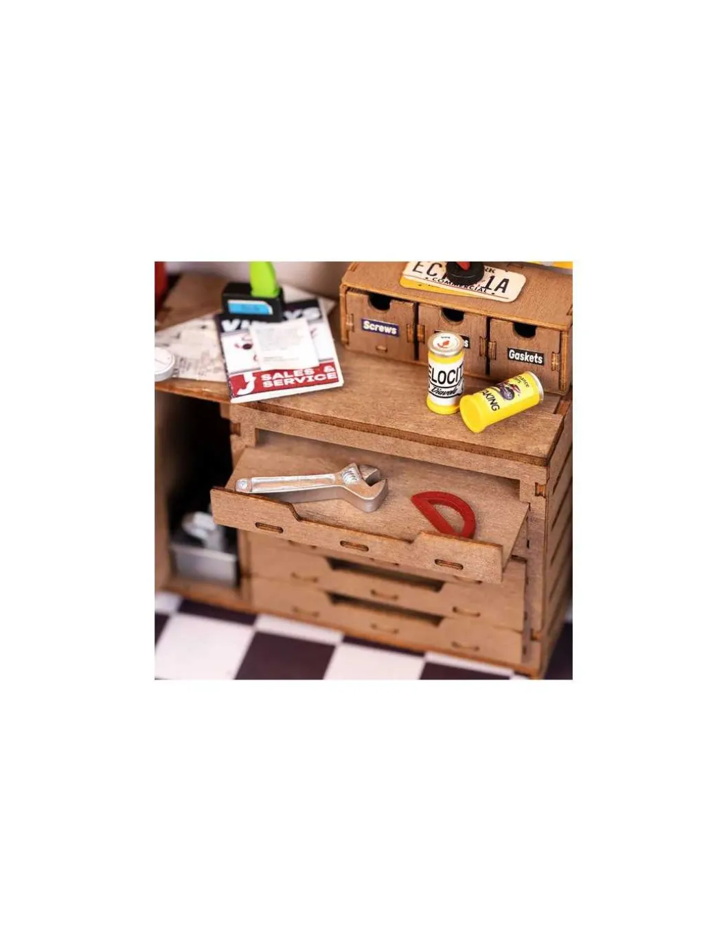 Maquette Garage Workshop - Rolife
