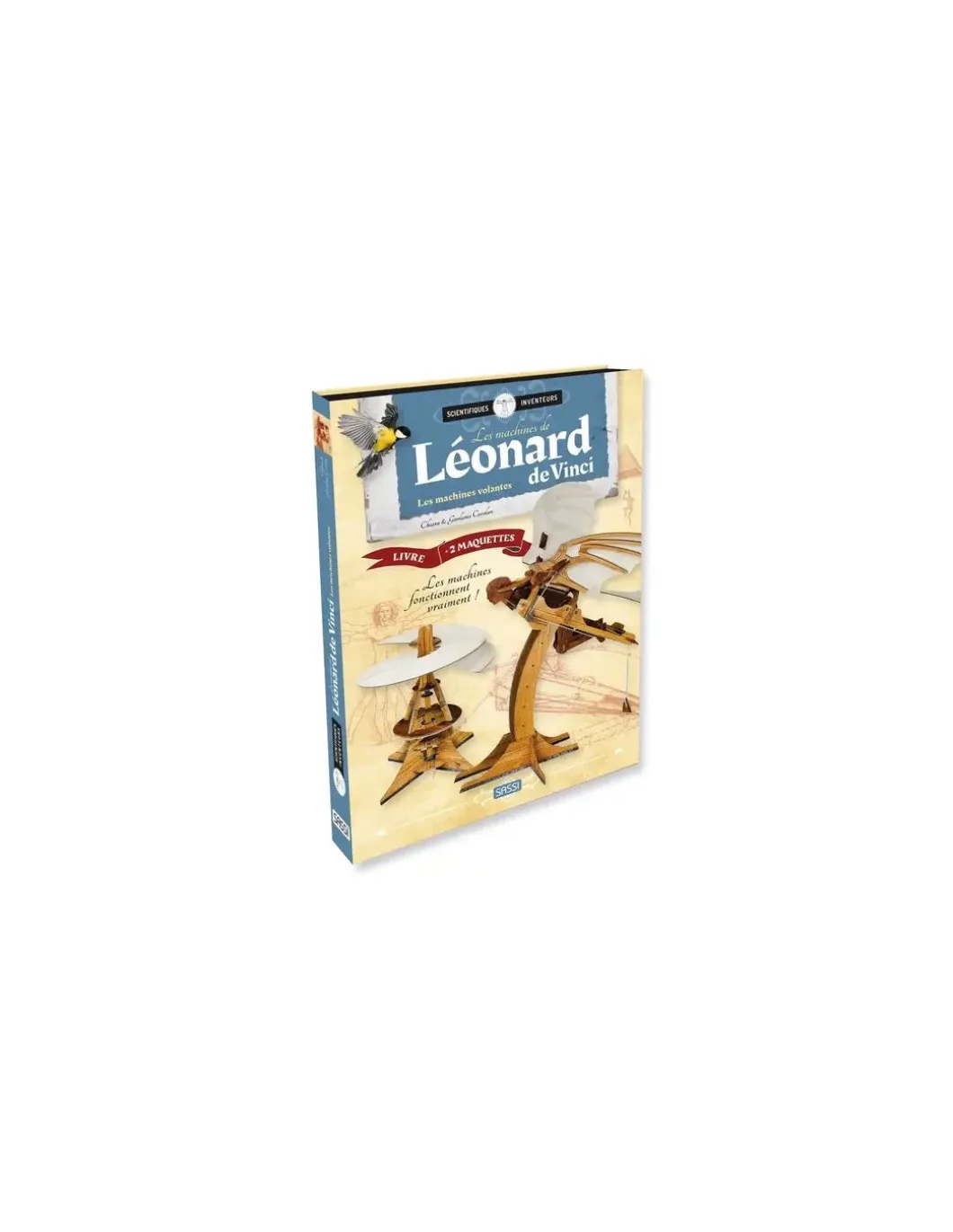 Maquette les inventions de Léonard de Vinci - Sassi