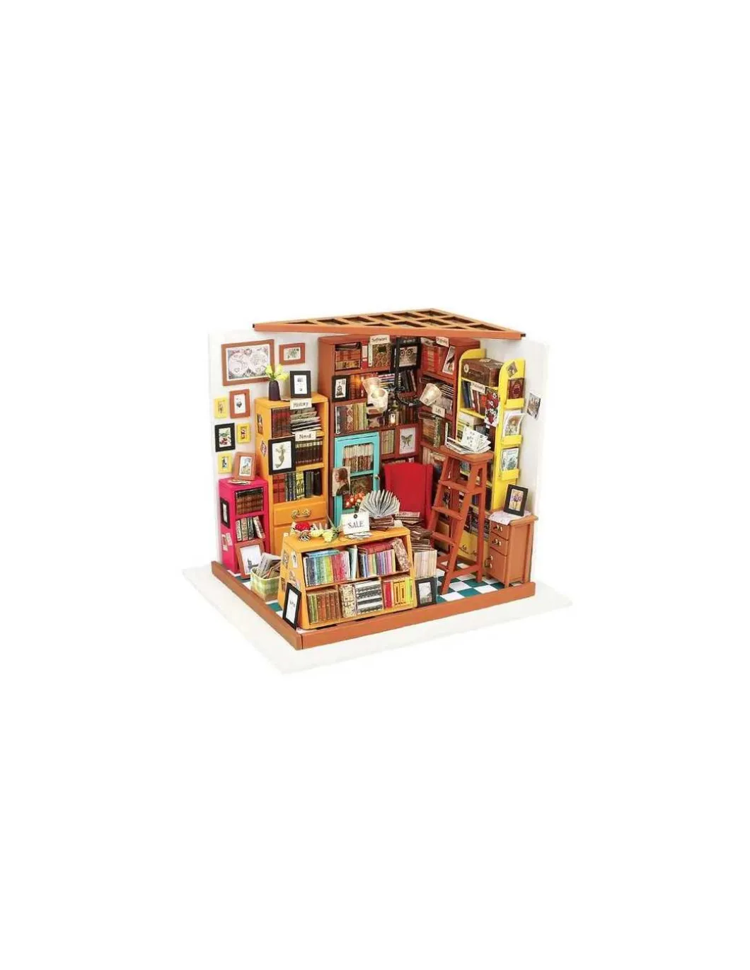 Maquette librairie Sam's Study - Rolife