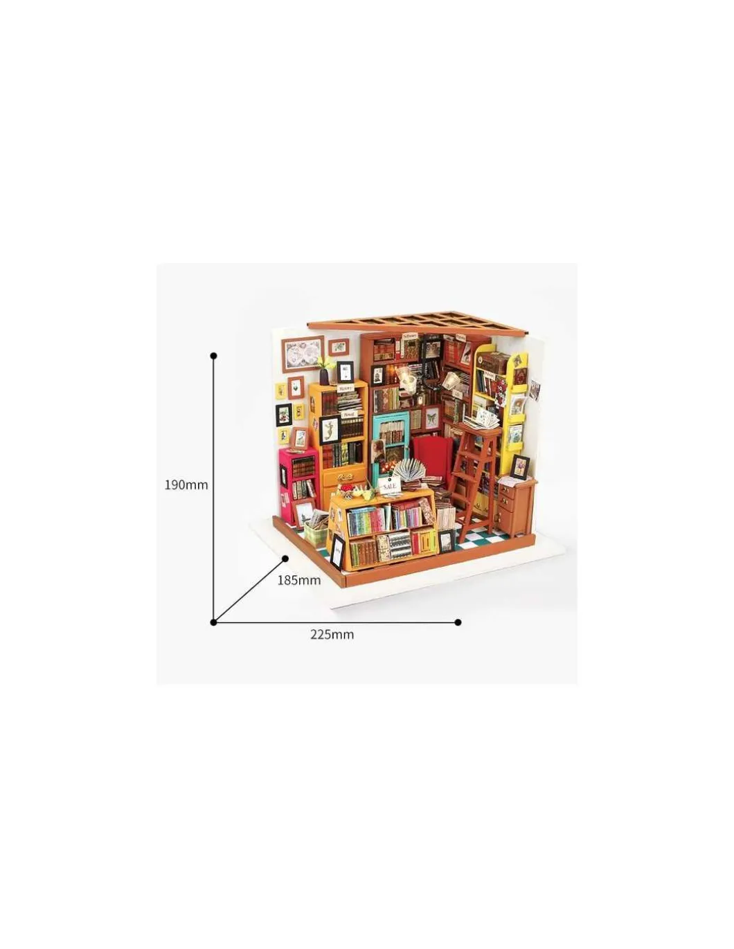 Maquette librairie Sam's Study - Rolife