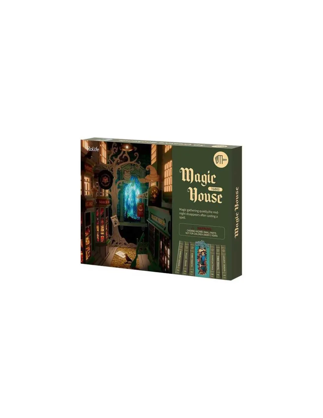 Maquette Magic House Book Nook - Rolife
