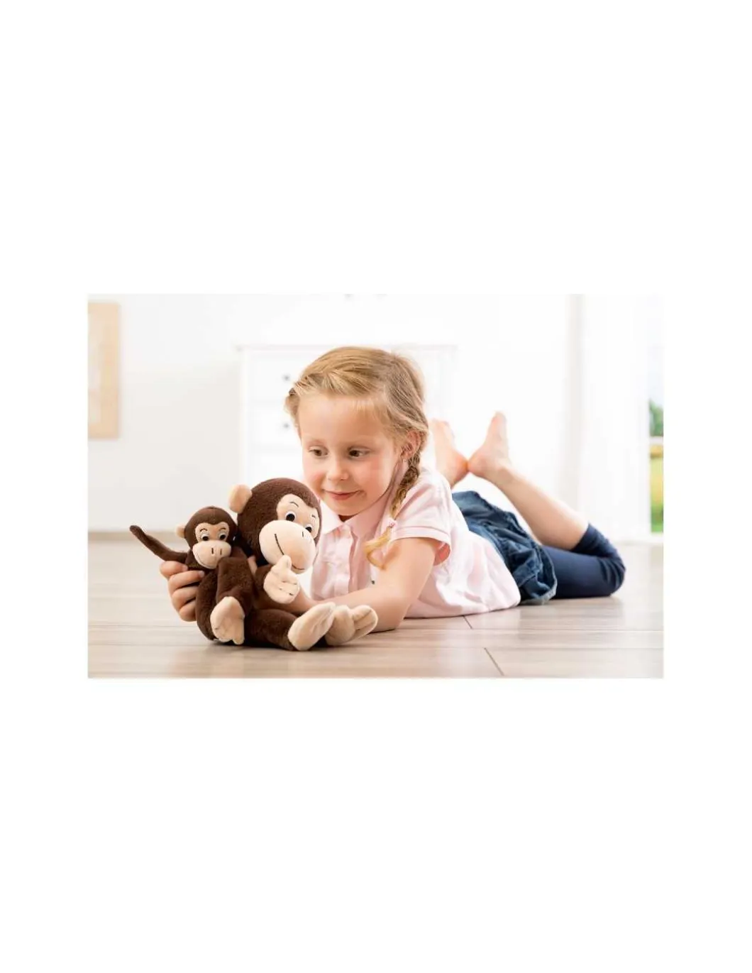 Marionnette maman et son petit "Cheeta & Bibi"