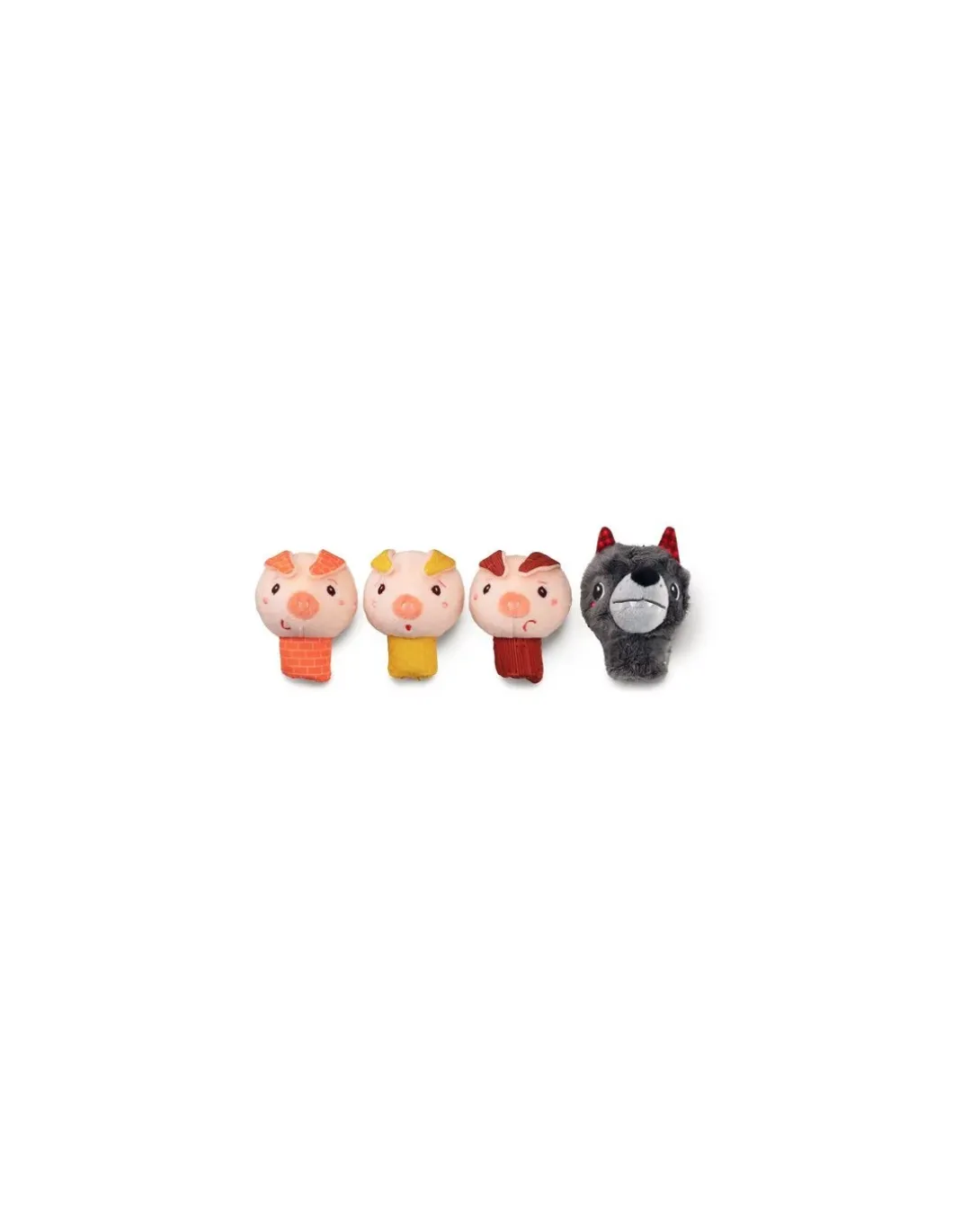 Marionnettes à doigt Les trois petits cochons - Lilliputiens