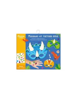 Masques et tatoos dino - Auzou
