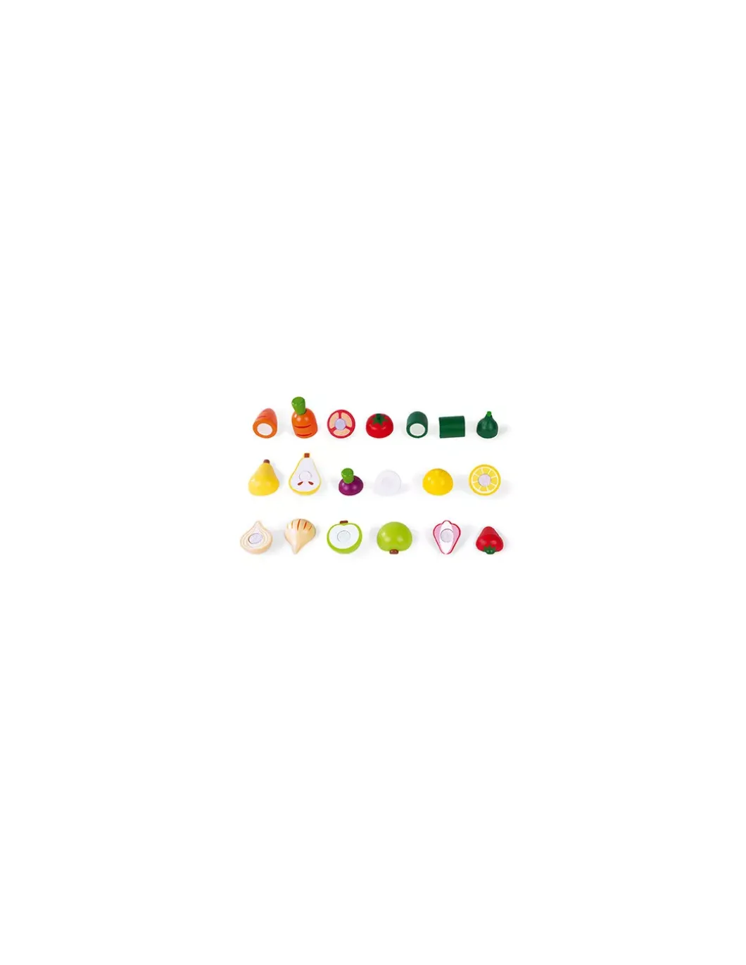 Maxi set fruits et légumes à découper Green Market - Janod