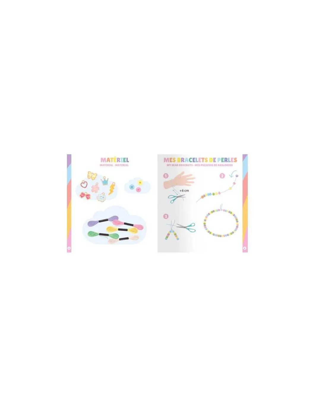 Mes bracelets arc en ciel - Auzou