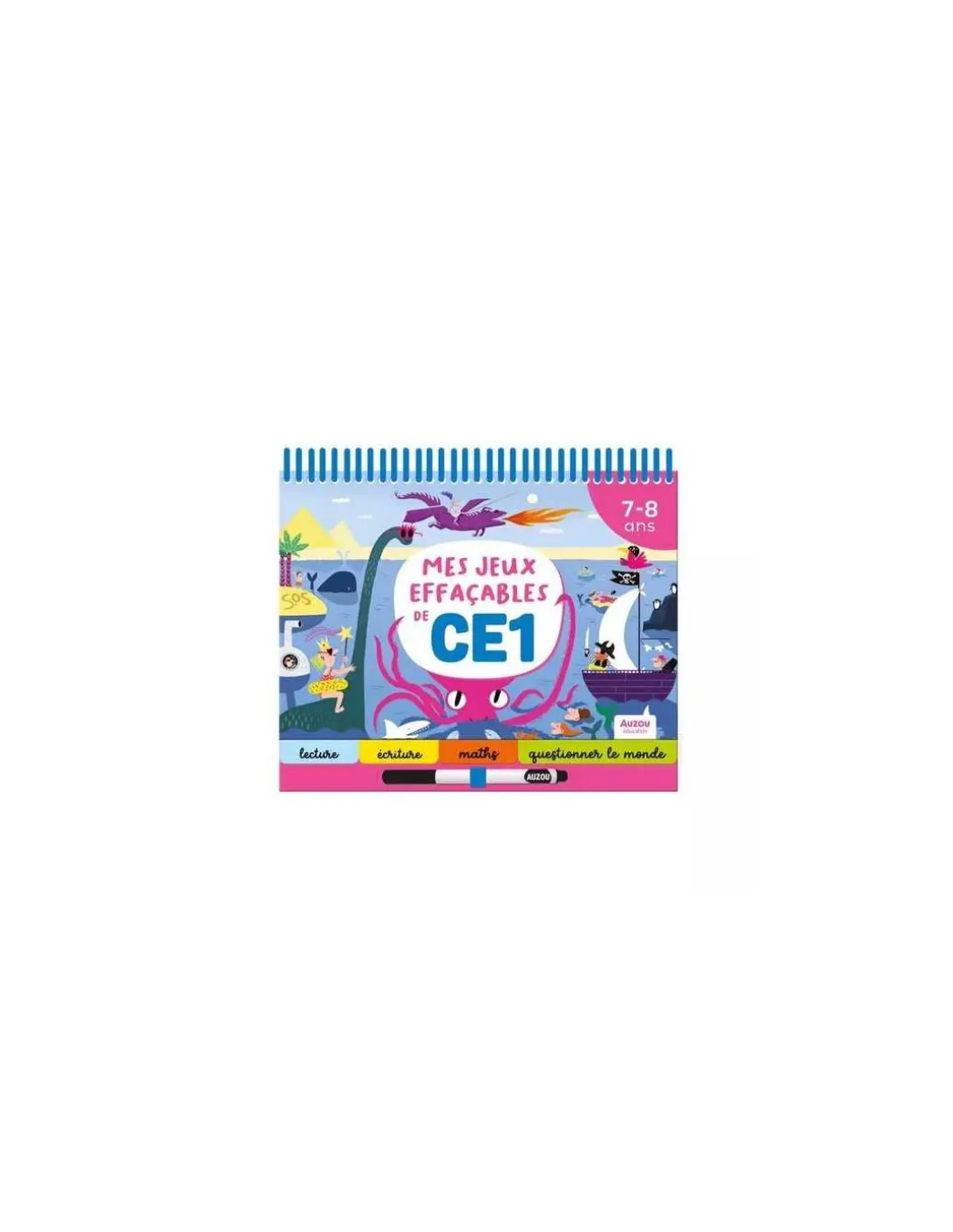 Mes jeux effaçables de CE1 - Auzou