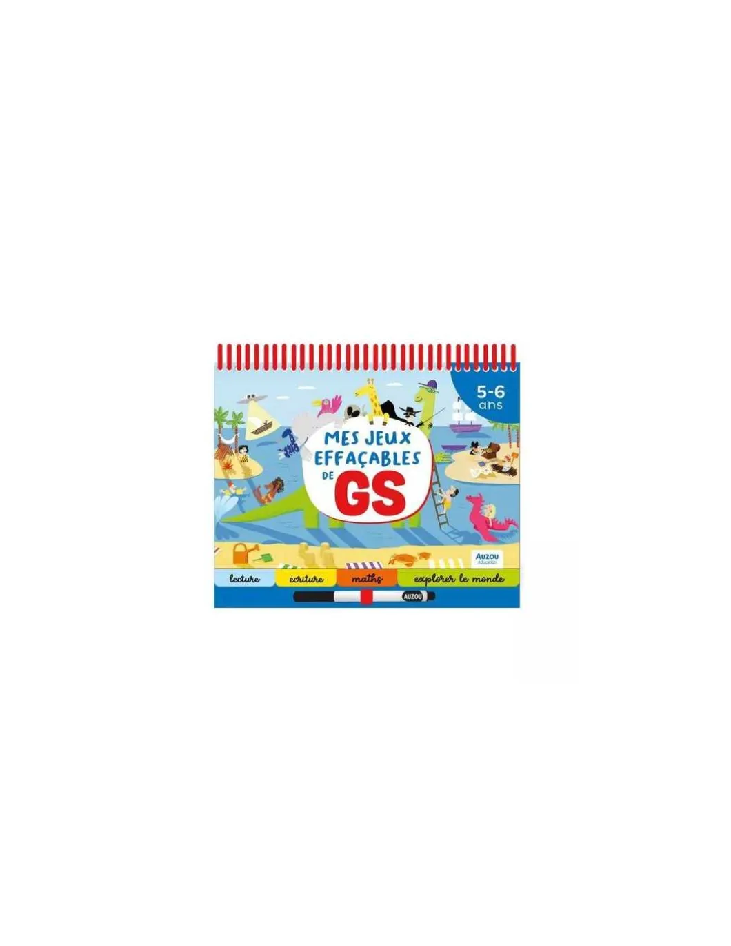 Mes jeux effaçables de Grande Section - Auzou