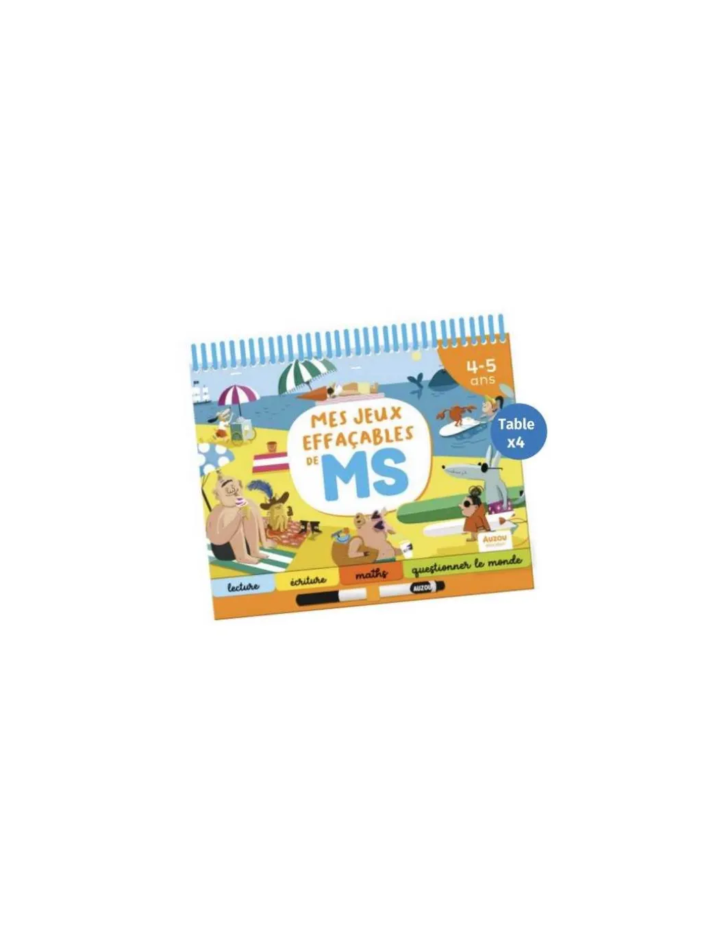 Mes jeux effaçables de Moyenne Section - Auzou