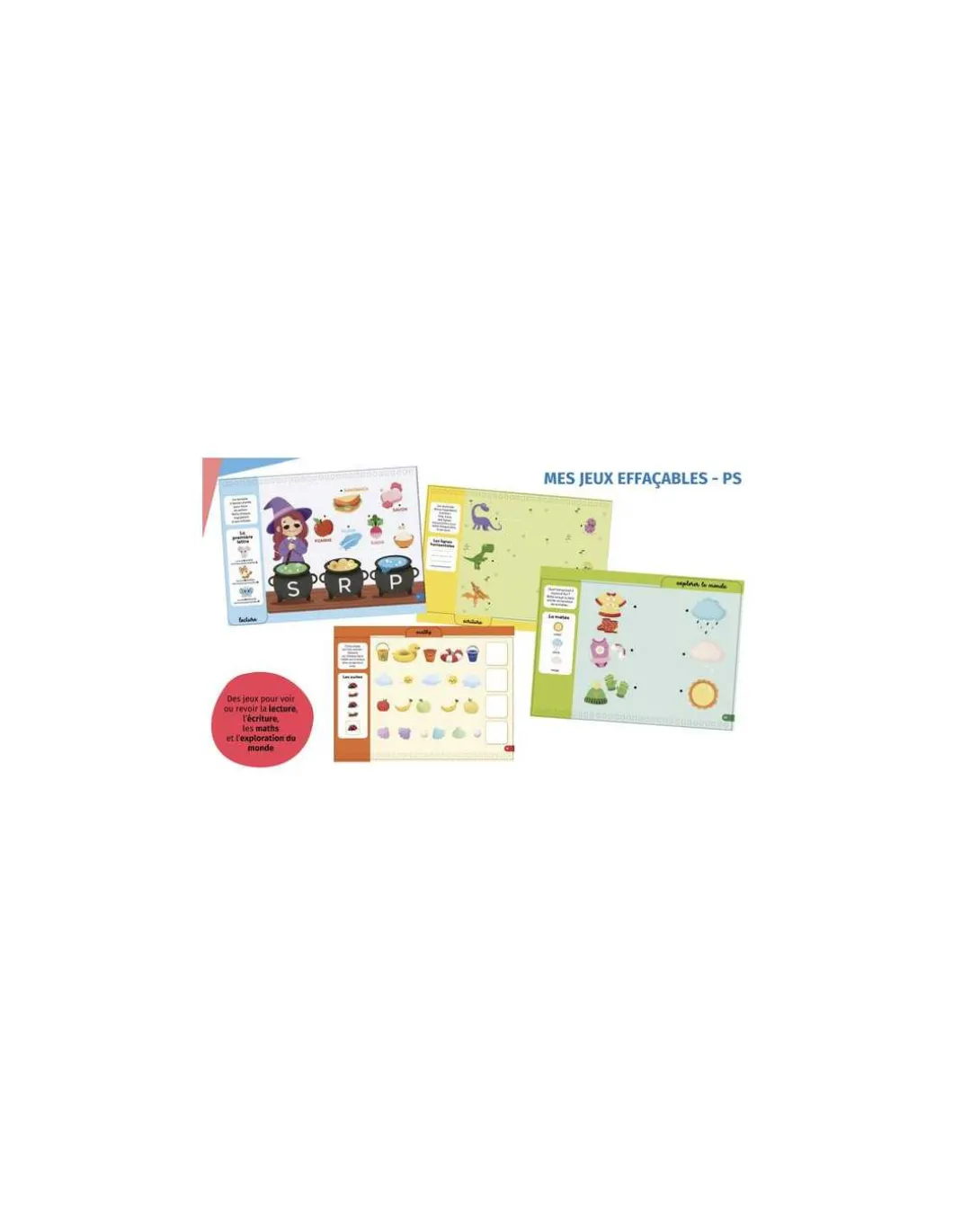 Mes jeux effaçables de Petite Section - Auzou