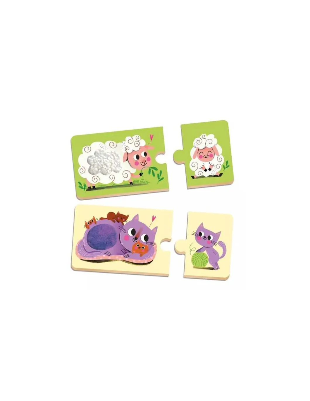 Mes premiers puzzle duo à toucher - Auzou