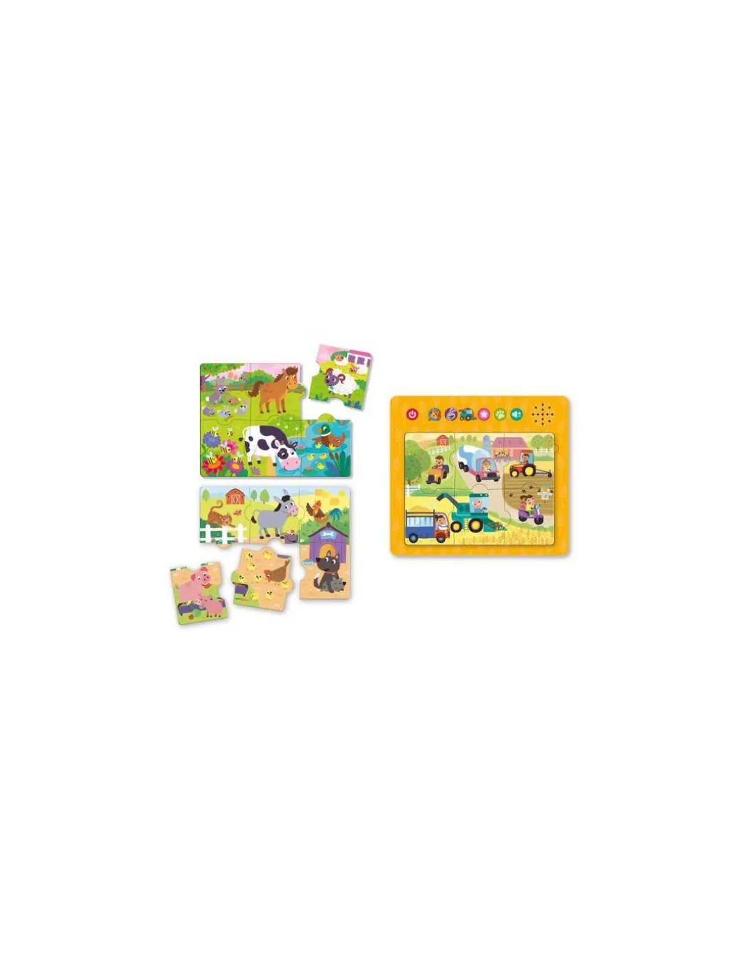 Mes puzzles sonores la ferme - 123 Soleil !