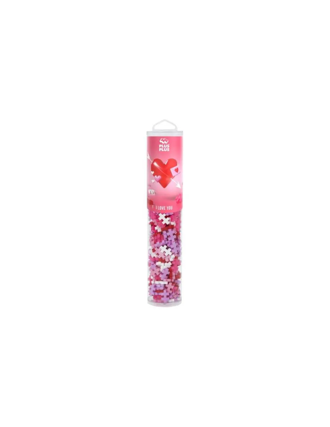 Méga tube I Love you 240 pièces - Plus Plus