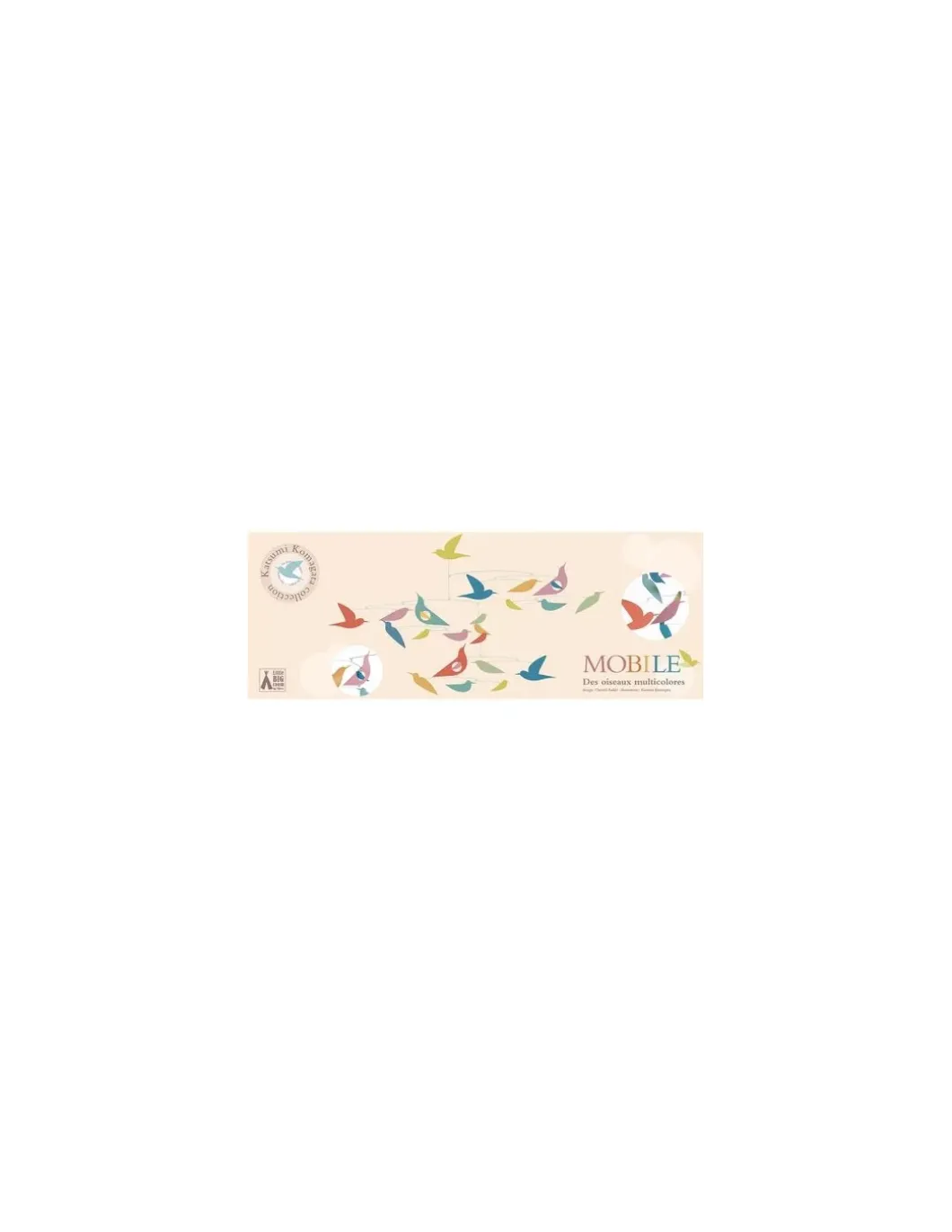 Mobile en papier oiseaux multicolores - Djeco