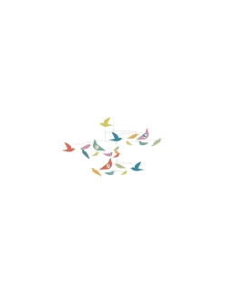 Mobile en papier oiseaux multicolores - Djeco