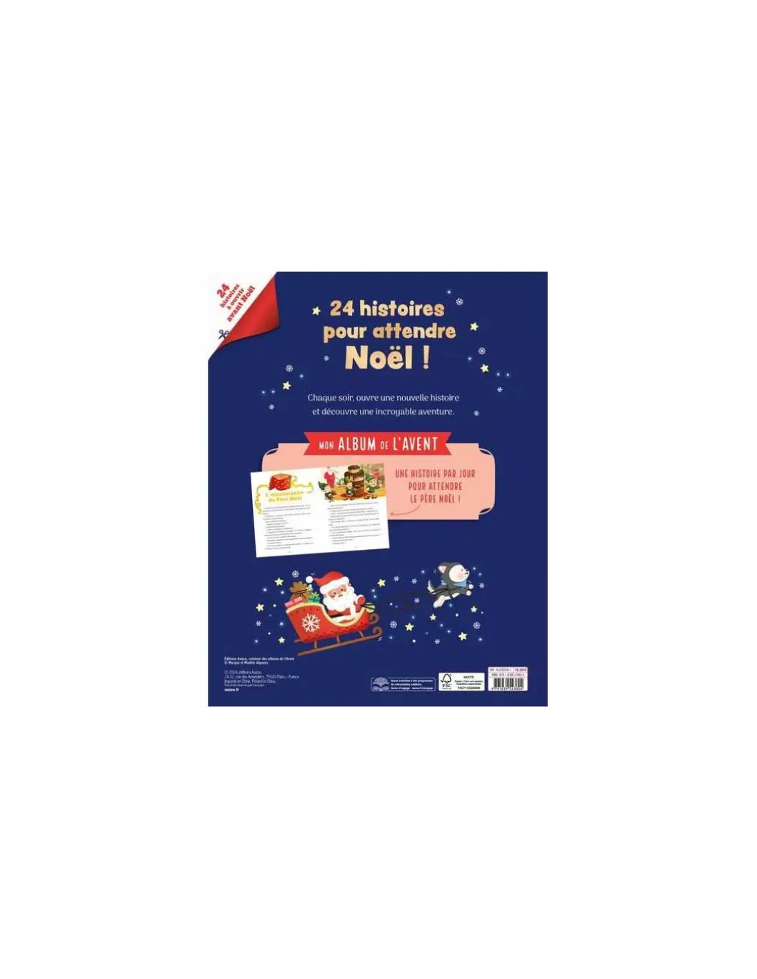Mon album de l'Avent Mes 24 histoires de Noël - Auzou