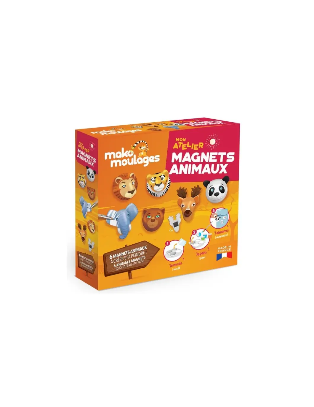 Mon atelier Magnets Animaux - Mako Moulages