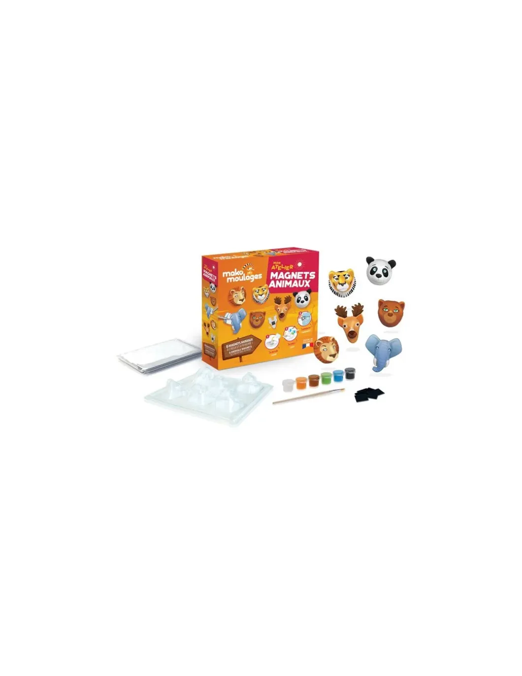 Mon atelier Magnets Animaux - Mako Moulages