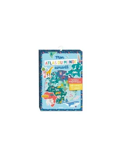 Mon atlas du monde aimanté - Auzou