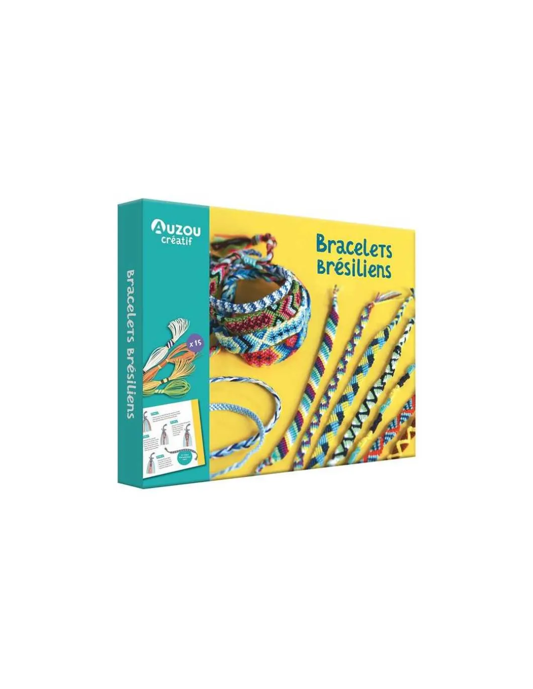 Mon coffret d'artiste bracelets brésiliens - Auzou