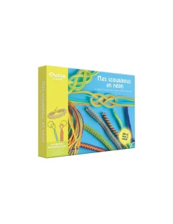 Mon coffret d'artiste mes scoubidous en néon - Auzou