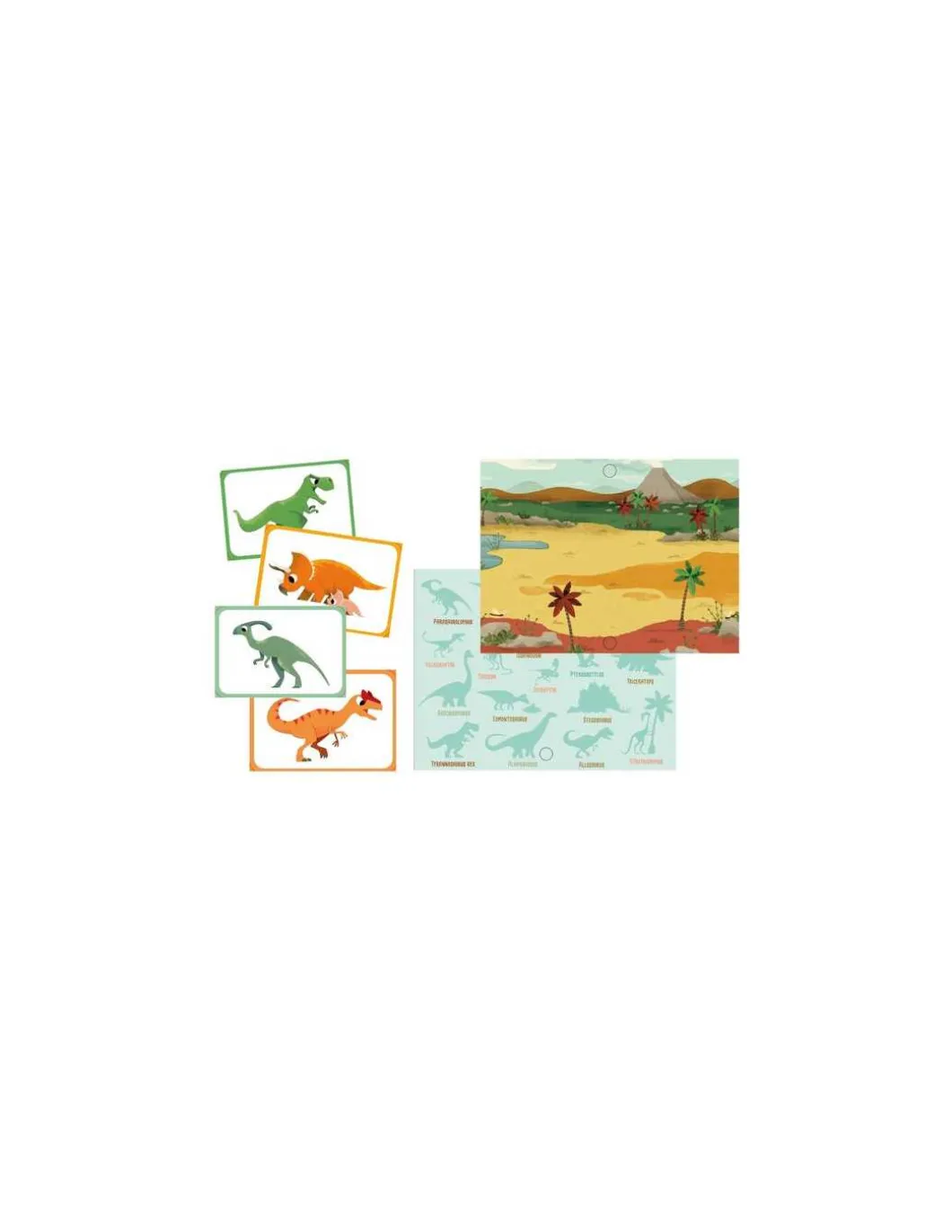 Mon petit coffret aimanté les dinosaures - Auzou