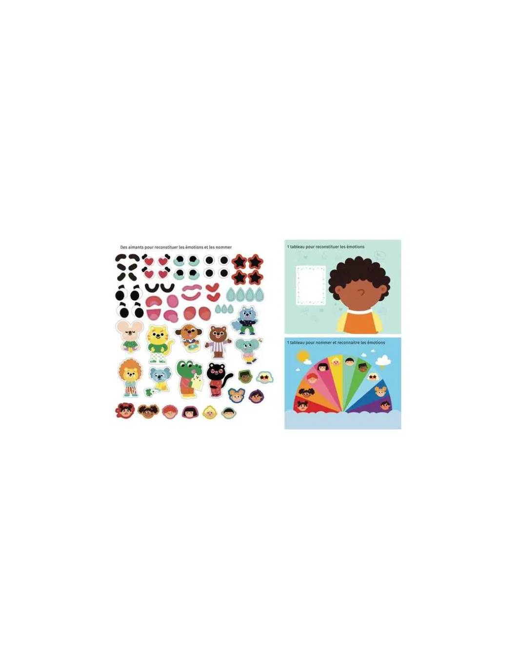 Mon petit coffret aimanté Les émotions - Auzou