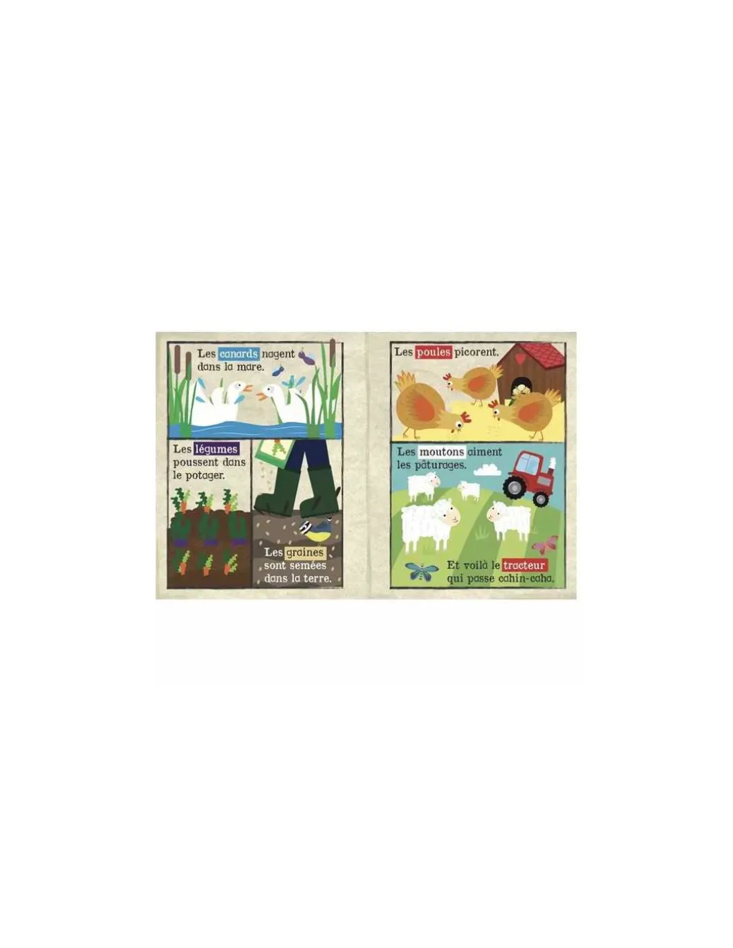 Mon petit journal animaux de la ferme - Crinkly