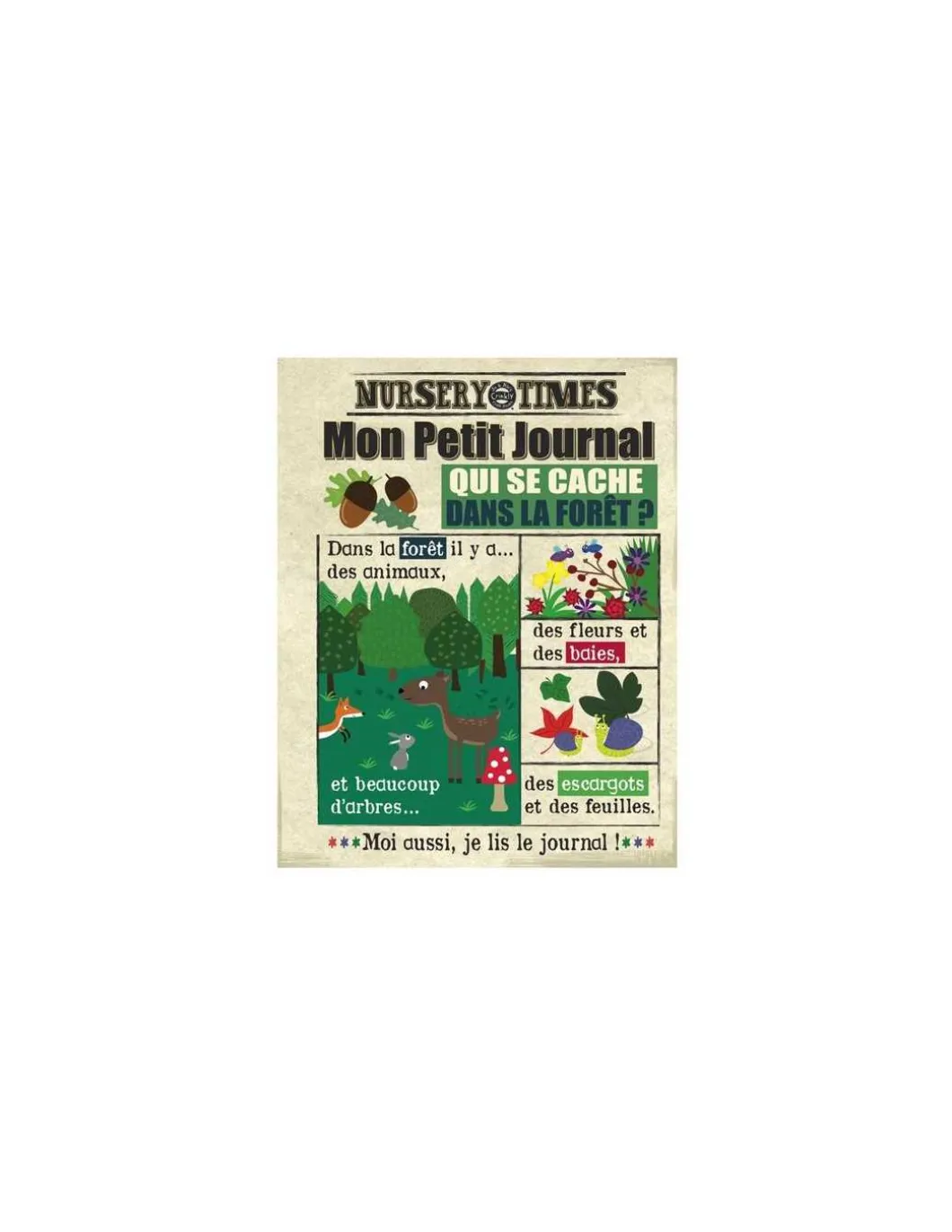 Mon petit journal Qui se cache dans la forêt? - Crinkly