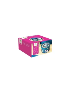 Mosaïques 3D coffret rond - Sycomore