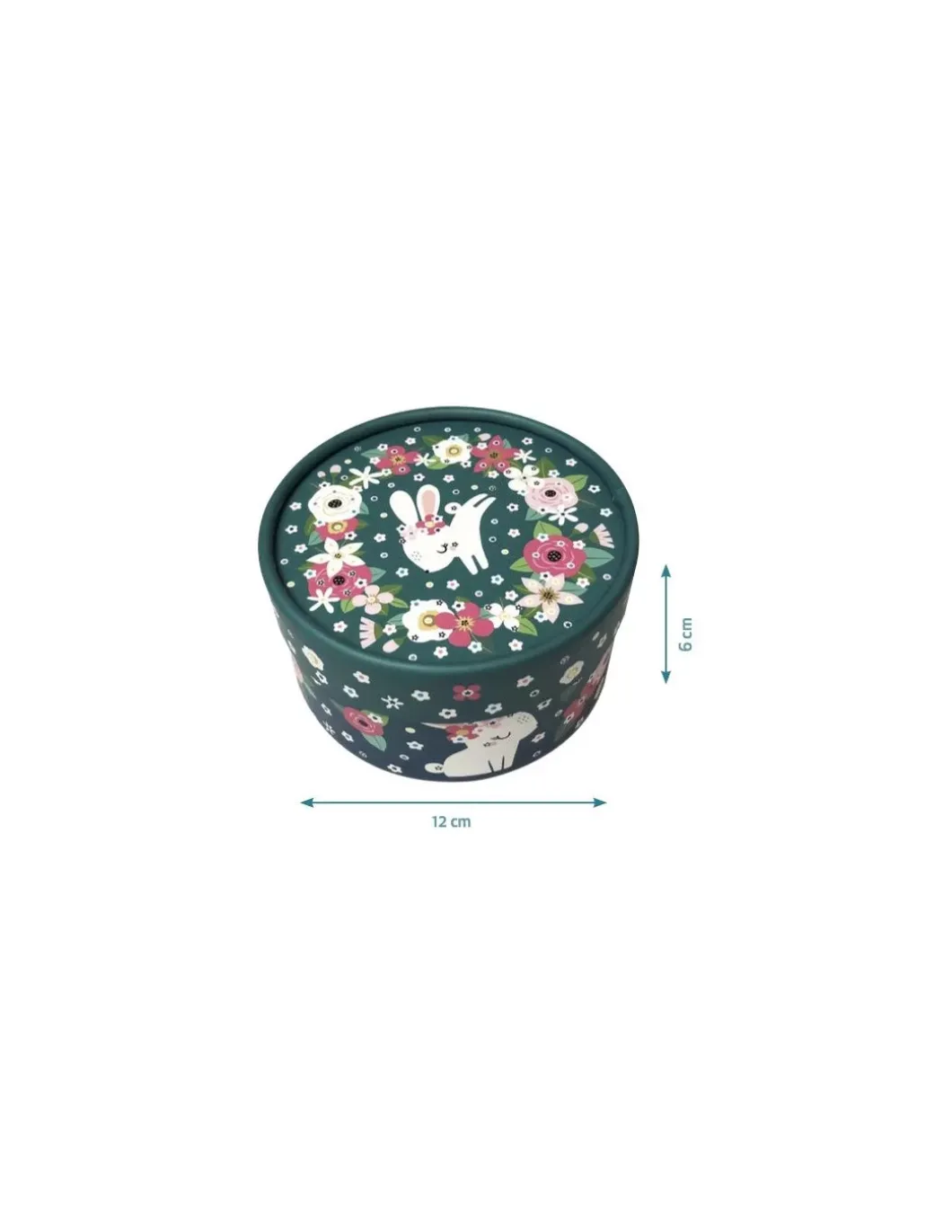 Mosaïques 3D coffret rond - Sycomore