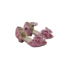 Mules à Nœuds et Paillette Rose 5 - 7 ans - Labay