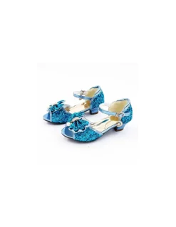 Mules à Nœuds et Paillette bleu 5 - 7 ans - Labay