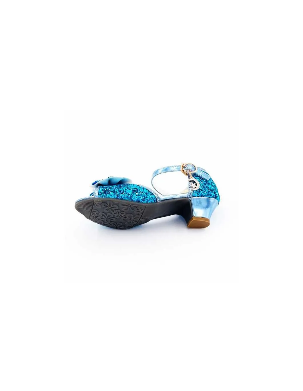 Mules à Nœuds et Paillette Bleu 3 - 4 ans - Labay