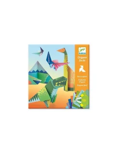 Origami facile dinosaures - Djeco